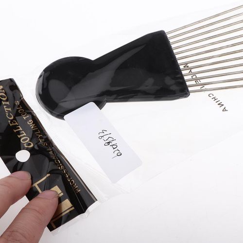Salon Hair Styling Afro Styling Comb Metal For Women 15cm