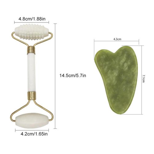 Jade Roller  And Gua Sha Set - Beauty