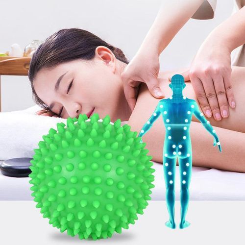 Spiky Rear Body  Ball Deep Tissue  7.5 Cm Green
