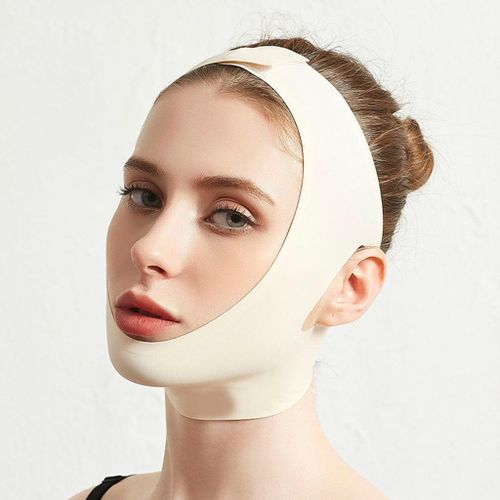 Face Lifting Rubber Band Slimming Stickers V Shape Anti XL Beige