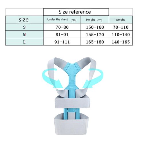 Adjustable Posture Corrector Breathable Anti Hunchback For