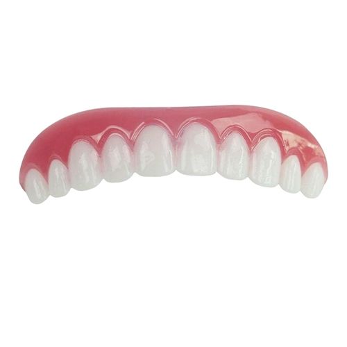 Upper Lower Veneers False Teeth Denture Bright White for upper jaw