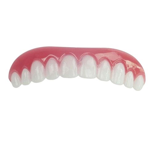 Upper Lower Veneers False Teeth Denture Bright White for upper jaw