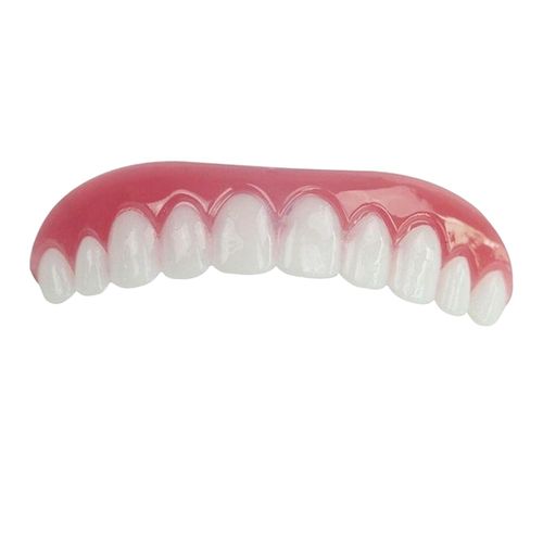 Upper Lower Veneers False Teeth Denture Bright White for upper jaw