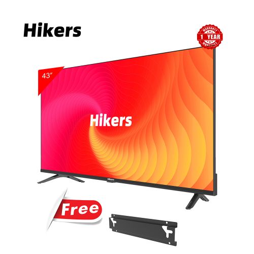 Hikers 43'' Digital Frameless FHD LED TV - Black