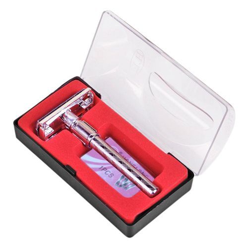 Handle Manual Safety Razors Hair Cleaning  Tool - Silver