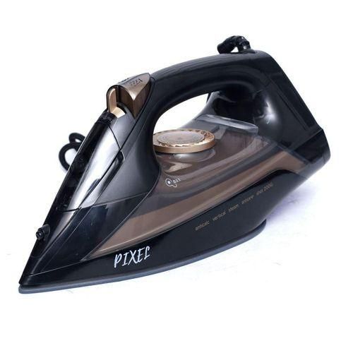 Pixel Steam Flat Iron - Black [1Yr Wrnty]
