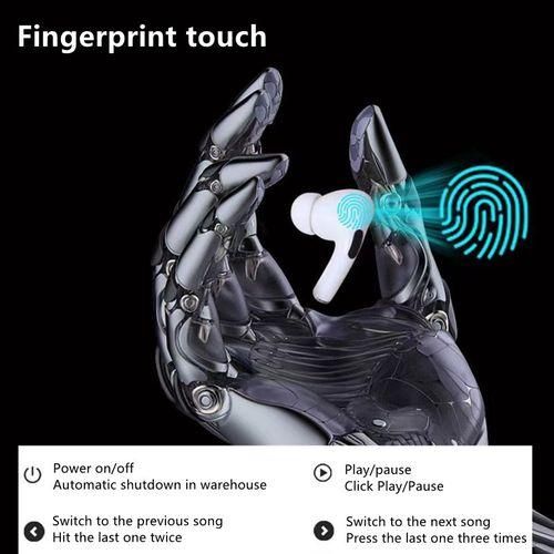 RichRipple Pro2+ Bluetooth Headsets Wireless Pods Pro Earpods Earphones-White