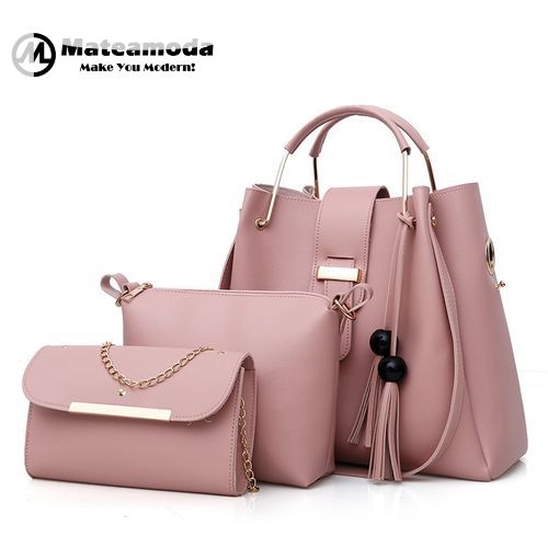 Mateamoda 3 PCS Women Bags Ladies Bags Handbags Purse Shoulder Bags Tote Bags Hobo Bags