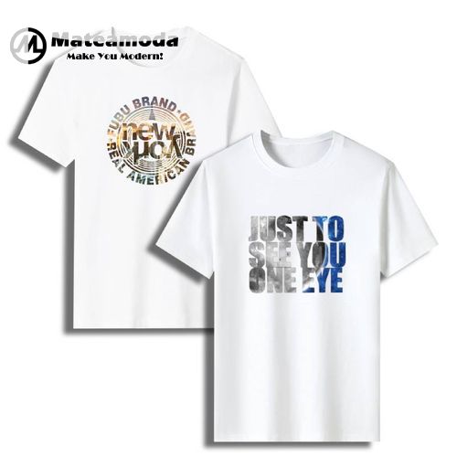 Mateamoda 2 PCS T-shirts Men Tops Tshirts Sets Casual Tees Male Clothing