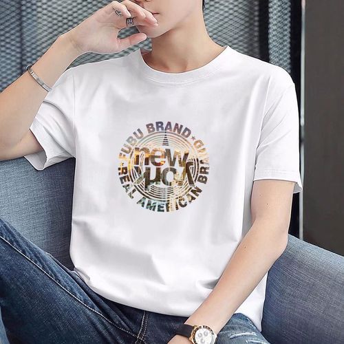 Mateamoda 2 PCS T-shirts Men Tops Tshirts Sets Casual Tees Male Clothing