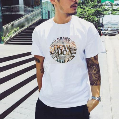 Mateamoda 2 PCS T-shirts Men Tops Tshirts Sets Casual Tees Male Clothing