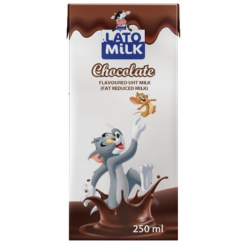 Lato Milk Pack of 12 Chocolate Flavored milk - 250ml