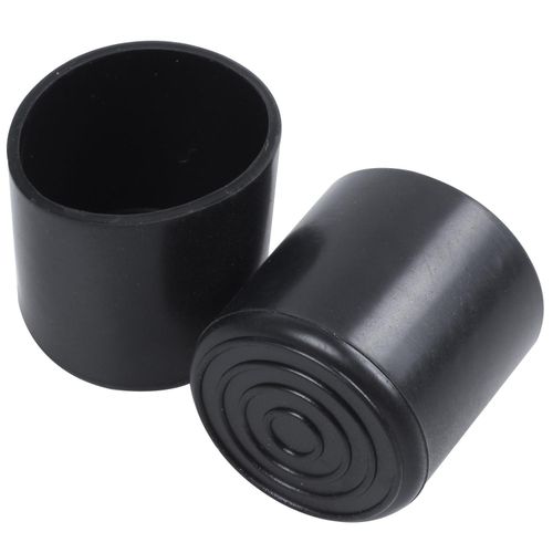 Rubber Furniture Crutch Feet Stool Chair Leg Tip Pad 4Pcs Bl