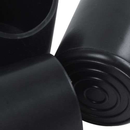 Rubber Furniture Crutch Feet Stool Chair Leg Tip Pad 4Pcs Bl