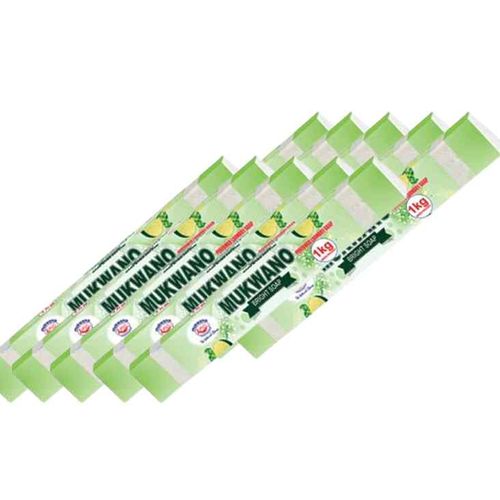 Mukwano Bright Laundry Bar Soap - 1Kg * 10Pcs
