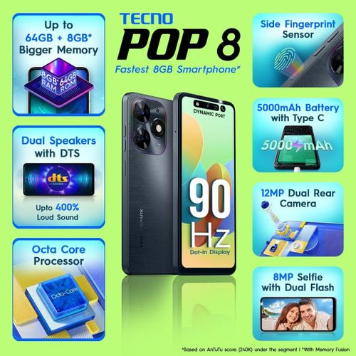 Tecno Pop 8 - 6.6