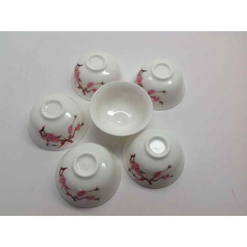 Sawa 6 Pieces Soup bowls with  Flower Print