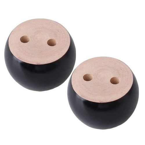 Legs Bun Feet for Furniture Set of 4 Wooden Furniture Feet