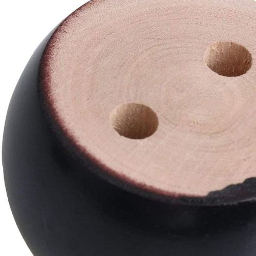 Legs Bun Feet for Furniture Set of 4 Wooden Furniture Feet