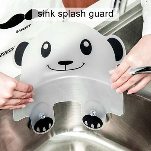 Vivid Panda Plastic Water Baffle Kitchen Sucker Water Splash