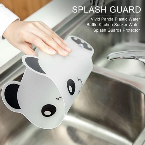 Vivid Panda Plastic Water Baffle Kitchen Sucker Water Splash
