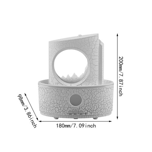 Raindrop Humidifiers For Bedroom  White Cracks