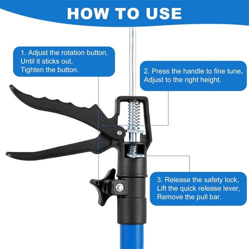 Cabinet Jack Support Polegood19-45in Adjustable Telescopic Supp