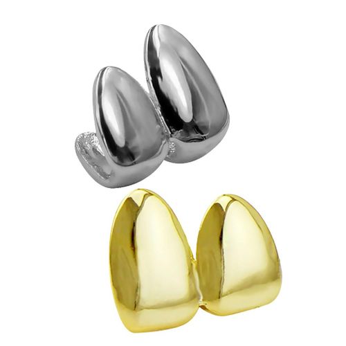 Smooth Bling Custom 2Pairs Grill Tooth   Hip Hop Chic Body
