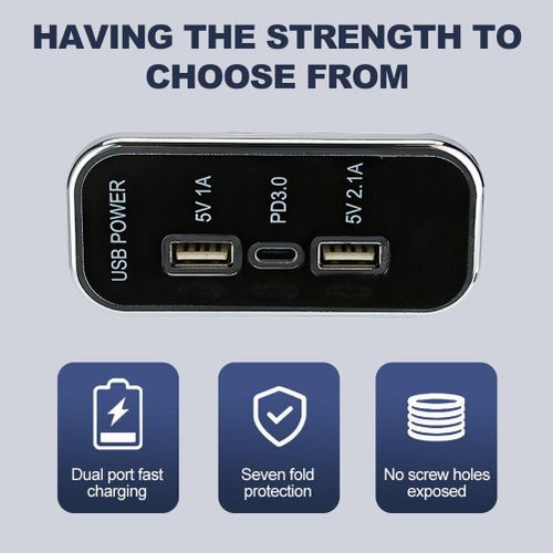 3A Outlets Dual Quick Charger For Car Intelligent Chip