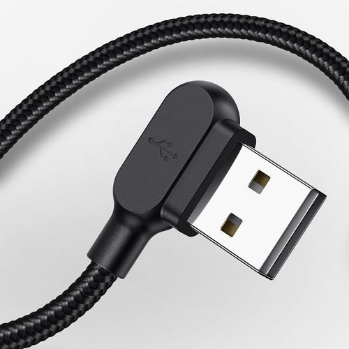 90 Degree Fast Charge LED Light Micro USB Extension Data Sync Charger