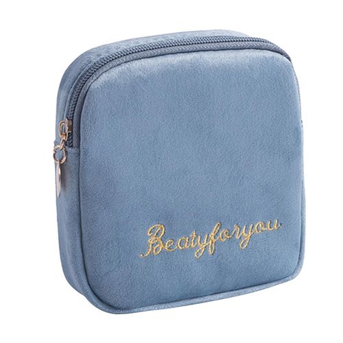 Reusable Sanitary Napkin Pads Storage Bag Flocking