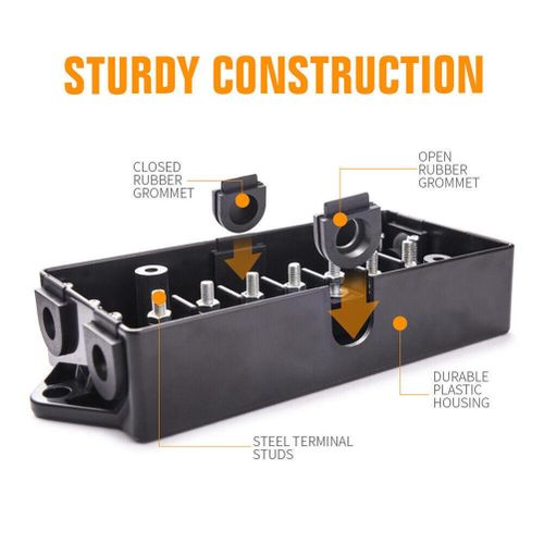 Rv 7-way Electric Trailer Junction Box Professional