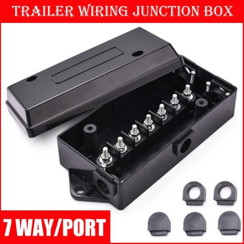 Rv 7-way Electric Trailer Junction Box Professional