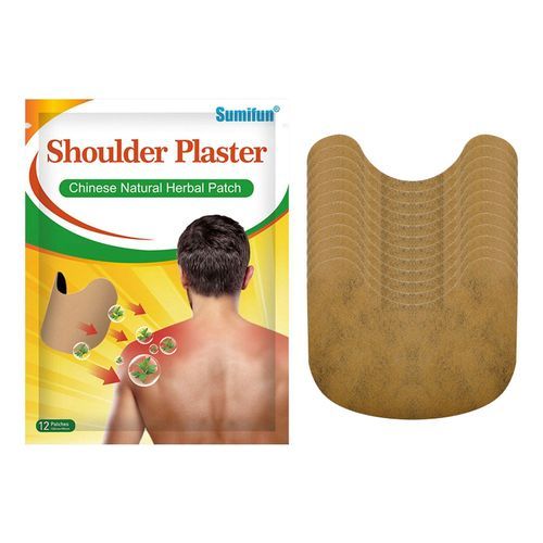 12 Patches Wormwood Shoulder Patch Relaxing Pain Plaster Sticker 5x3