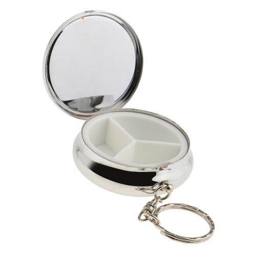 Metal  Slots  Portable   Box With Keychain