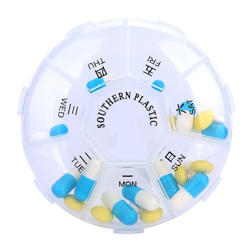 2 X 2x Mini Weekly  Box Organiser Reminder  Vitamin