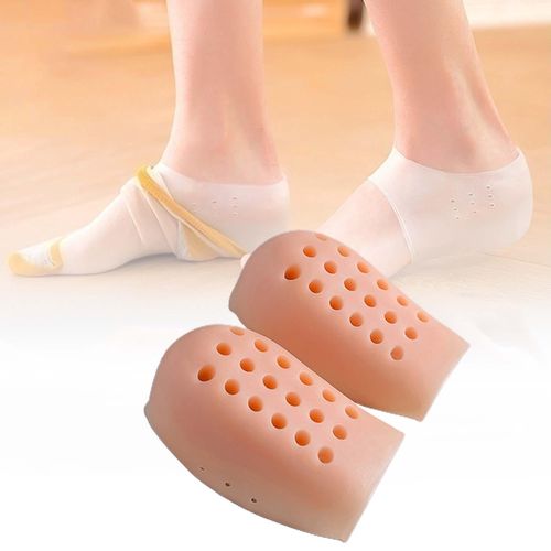 2x Height Increase Gel Sleeves Nonslip Arch Support Height