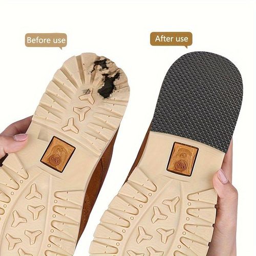 1roll Wear-resistant Noise-reduction Sole Patch, Anti-slip Self-adhesive Pads For High Heels, Sports