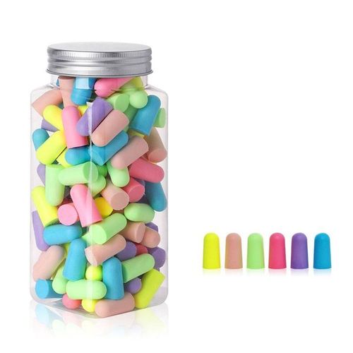 10/24/60/120PCS Slow Rebound Anti-noise Ear Plugs Soft Polyurethane Foam Noise Reduction Earplugs Sleeping Study