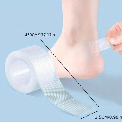 Multifunctional PE Invisible Transparent Random Foot Shoe Journal, Anti-pain Heel Stickers,