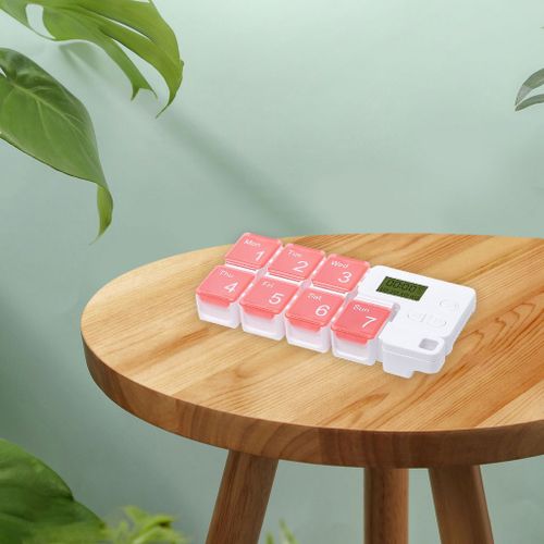 Weekly  Organizer Large Capacity Gift Tablet Pink