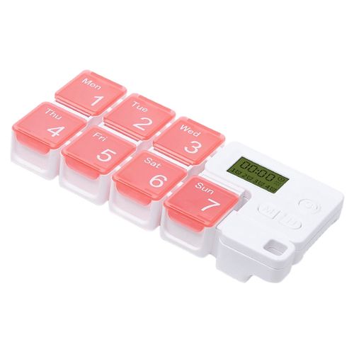 Weekly  Organizer Large Capacity Gift Tablet Pink