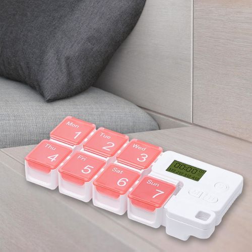 Weekly  Organizer Large Capacity Gift Tablet Pink