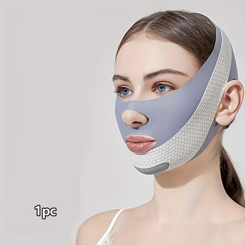 V-Shaped Facial Slimming Bandage for Toning and Double Chin Reduction, Relaxation Sleep Face Lift -