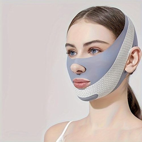 V-Shaped Facial Slimming Bandage for Toning and Double Chin Reduction, Relaxation Sleep Face Lift -