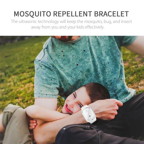 Ultrasonic Mosquito Repellent Bracelets Non-Toxic Deet Free Bug Insect Repellent Bands Electronic Pest Control Band for Kids & Adults NO5115