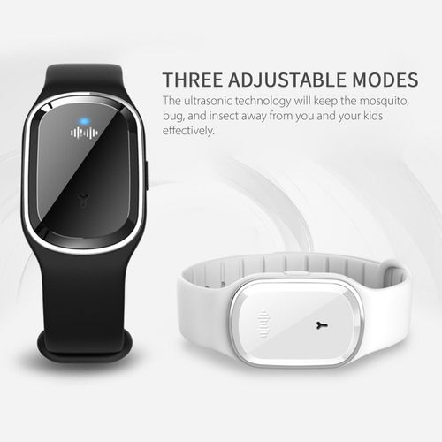Ultrasonic Mosquito Repellent Bracelets Non-Toxic Deet Free Bug Insect Repellent Bands Electronic Pest Control Band for Kids & Adults NO5115