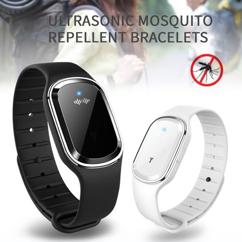Ultrasonic Mosquito Repellent Bracelets Non-Toxic Deet Free Bug Insect Repellent Bands Electronic Pest Control Band for Kids & Adults NO5115
