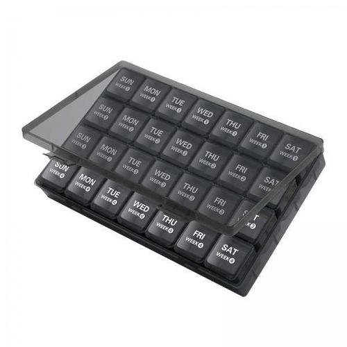 2 Monthly  Organizer Travel Case 28 Day  Box For